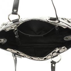 Pre Owned Coach Black Signature Satchel