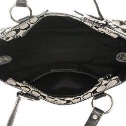 Pre Owned Coach Black Signature Satchel