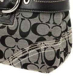 Pre Owned Coach Black Signature Satchel