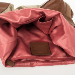 Pre Owned Coach Brown Peyton Signature Hobo