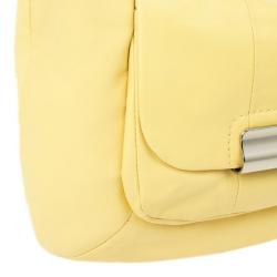 Pre Owned Coach Yellow Leather Kristin Hobo