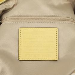 Pre Owned Coach Yellow Leather Kristin Hobo