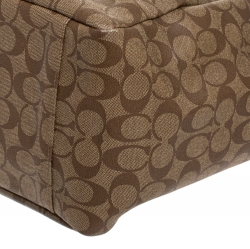 Coach Brown Signature Canvas Baby Diaper Bag