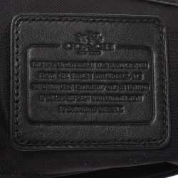 Pre Owned Coach Black Leather Dinky Crossbody Bag