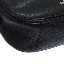 Pre Owned Coach black Leather Isla Chain Crossbody Bag