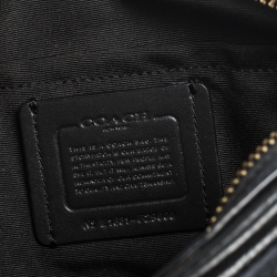 Pre Owned Coach black Leather Isla Chain Crossbody Bag