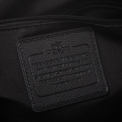 Pre Owned Coach Brown/Black Coated Canvas and Leather Sierra Satchel