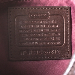 مملوكة مسبقًا Coach Brown Signature Canvas Edie 31 Shoulder Bag