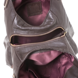 مملوكة مسبقًا Coach Brown Signature Canvas Edie 31 Shoulder Bag