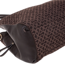 مملوكة مسبقًا Coach Brown Signature Canvas Edie 31 Shoulder Bag