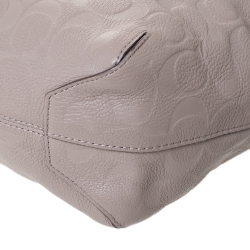 مملوكة مسبقًا Coach Beige Leather Small Madison Kelsey Satchel