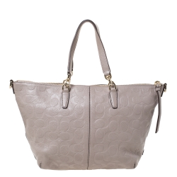 مملوكة مسبقًا Coach Beige Leather Small Madison Kelsey Satchel