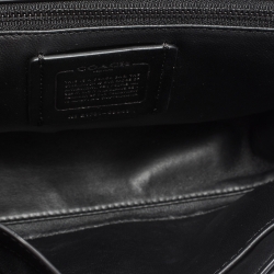 Pre Owned Coach Black Leather and Suede Drifter Crossbody Bag