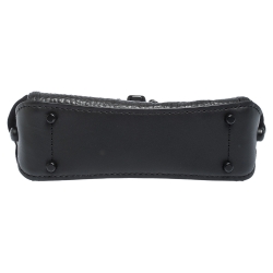 Pre Owned Coach Black Leather and Suede Drifter Crossbody Bag