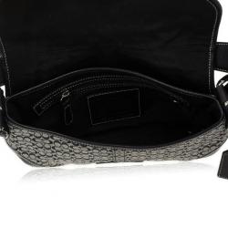 Pre Owned Coach Black Signature Soho Buckle Shoulder Bag