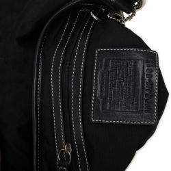 Pre Owned Coach Black Signature Soho Buckle Shoulder Bag