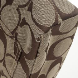 Pre Owned Coach Signature Monogram Hobo Bag