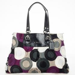 Pre Owned Coach Ashley Snaphead Carryall Tote