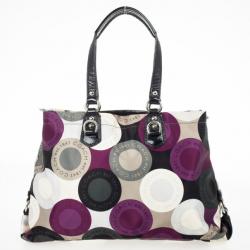 Pre Owned Coach Ashley Snaphead Carryall Tote