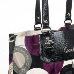 Pre Owned Coach Ashley Snaphead Carryall Tote