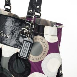 Pre Owned Coach Ashley Snaphead Carryall Tote