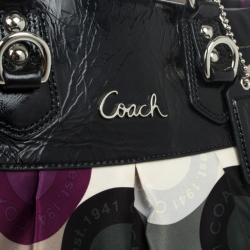 Pre Owned Coach Ashley Snaphead Carryall Tote