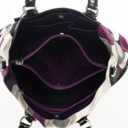 Pre Owned Coach Ashley Snaphead Carryall Tote