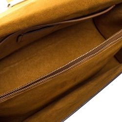 Pre Owned Coach Beige/White Leather and Python Tabby Shoulder Bag