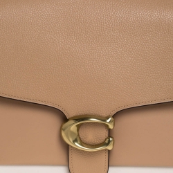 Pre Owned Coach Beige/White Leather and Python Tabby Shoulder Bag