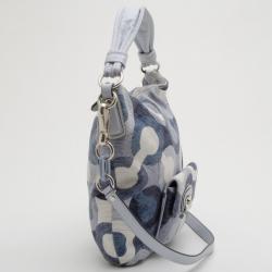 Pre Owned Coach Kristin Graphic Op Art Hobo