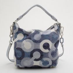 Pre Owned Coach Kristin Graphic Op Art Hobo