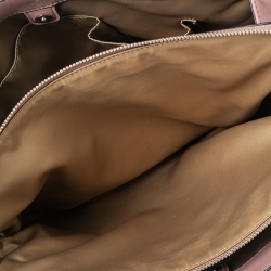 Pre Owned Coach Pink Matelassé Leather Shoulder Bag