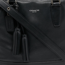 Pre Owned Coach Black Legacy Leather Rory Tote