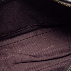 Coach Metallic Silver Signature Embossed Leather Camera Crossbody Bag