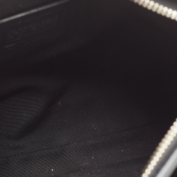 Coach Black Signature Coated Canvas and Leather Crossbody Bag