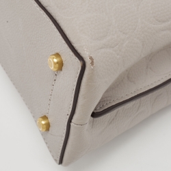 Pre Owned Coach Grey Leather Willow Bucket Bag