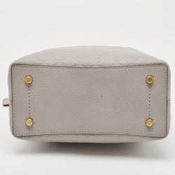 Pre Owned Coach Grey Leather Willow Bucket Bag