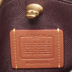 Pre Owned Coach Grey Leather Willow Bucket Bag