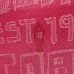 Pre Owned Coach Pink Signature Canvas and Patent Leather Poppy Laura Secret Admirer Tote