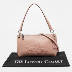 مملوكة مسبقًا Coach Pink Leather Charley Crossbody Bag