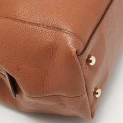 Pre Owned Coach Brown Leather Edie 31 Shoulder Bag