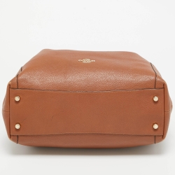 Pre Owned Coach Brown Leather Edie 31 Shoulder Bag