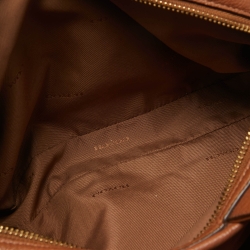 Pre Owned Coach Brown Leather Edie 31 Shoulder Bag
