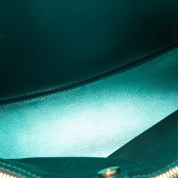 Pre Owned Coach Green Leather Avenue Tote