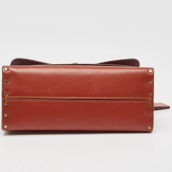 Coach Brown/Beige Signature Coated Canvas and Leather Parker Crossbody Bag