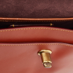 Coach Brown/Beige Signature Coated Canvas and Leather Parker Crossbody Bag