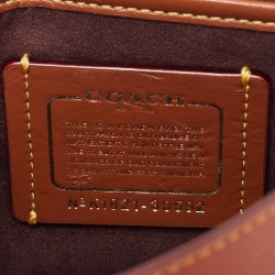 Coach Brown/Beige Signature Coated Canvas and Leather Parker Crossbody Bag