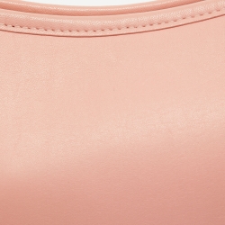 Pre Owned Coach Pink Leather Swinger Crossbody Bag