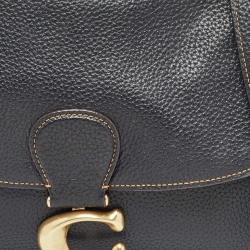 Pre Owned Coach Black Leather May Shoulder Bag