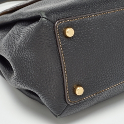 Pre Owned Coach Black Leather May Shoulder Bag